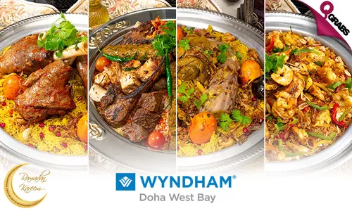 Ramadan Trays for Take Away by Wyndham Doha West Bay!